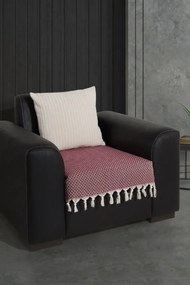 Stewehome Κουβέρτα καναπέ με φούντες από 100% βαμβάκι σετ 70x95 cm