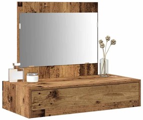 vidaXL Τραπέζι περιποίησης Καφέ 83 x 40 x 70 εκ Επεξεργασμένο ξύλο