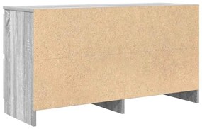 Έπιπλο Τηλεόρασης Γκρι Sonoma 100x35x54 εκ. από Επεξεργ. Ξύλο 861801
