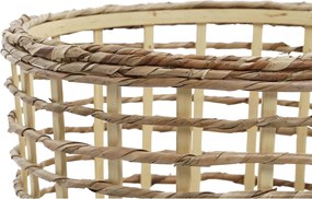 Σετ Καλαθιών DKD Home Decor Καφέ Φυσικό (3 Τεμάχια) (3 Μονάδες)