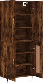 vidaXL Ντουλάπι Καπνιστή Δρυς 69,5x34x180 εκ. από Επεξεργασμένο Ξύλο