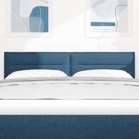 vidaXL LED Κεφαλάρι Γραμμές Σχεδίου Μπλε 80 εκ Ύφασμα