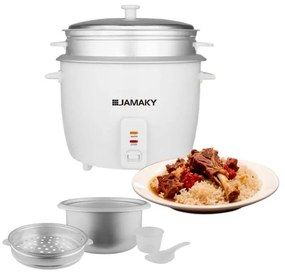 Ηλεκτρικός μάγειρας ρυζιού - Rice Cooker - JMK7501 Λευκό