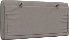vidaXL Μαξιλάρι για Κεφαλάρι Taupe 100 εκ. Υφασμάτινο