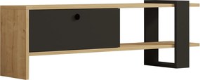 Έπιπλο Τηλεόρασης Ανθρακί / Δρυς SEPEPE 120x25x36.8