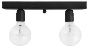 Φωτιστικό Οροφής Ράγα BATHROOM KA-01 CE 2L Μαύρο E27 31-0755 Heronia-31-0755-Μαύρο 31-0755
