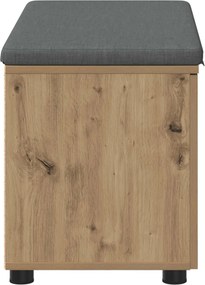 vidaXL Παγκάκι Χαλωρίου Τεχνίτικη Δρυς 80 x 38 x 46 εκ