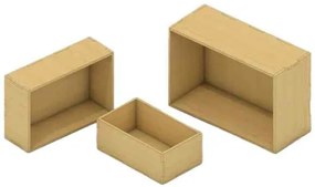 Intra forma Ξύλινο Κουτί Αποθήκευσης “Forma” – Φυσική Οργάνωση με Στυλ 25x25x46 cm Box12-01721