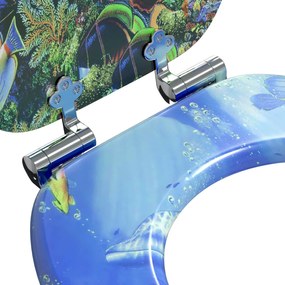 vidaXL Λεκάνη Μπλε 44 x 38 εκ. Πίνακας MDF