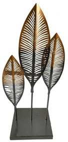 Διακοσμητικό Δαπέδου HC22201270 70cm Black-Gold Oriana Ferelli® Metal