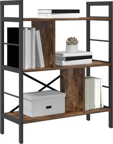 vidaXL Ράφι Βιβλίων 5 επιπέδων 75 x 30 x 91 εκ. Επεξεργασμένο Ξύλο