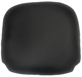 ΤΑΠΕΤΣΑΡΙΑ Καρέκλας Καφενείου, Pu Μαύρο  40x36x5cm [-Μαύρο-] [-PU - PVC-, -Ξύλο-] Υ949,1Κ