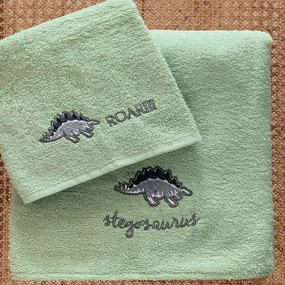 Πετσέτες Παιδικές Stego (Σετ 2τμχ) Green Palamaiki Towels Set 100% Βαμβάκι