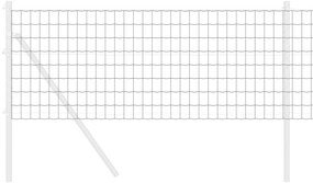 vidaXL Ευρωπαϊκός Φράκτης Γκρι 0,8x25 μ Ατσάλι