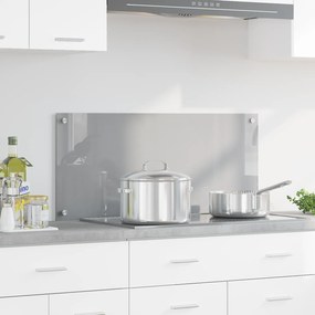 vidaXL Πίσω Πάνελ Κουζίνας Ανοιχτό γκρι 90 x 40 x 0.6 εκ.