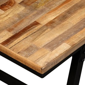 vidaXL Πάγκος 160 x 35 x 45 εκ. από Ανακυκλωμένο Ξύλο Teak και Ατσάλι