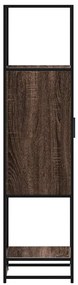 vidaXL Highboard καφέ δρυς Κατασκευασμένο ξύλο και μέταλλο