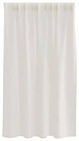 vidaXL Κουρτίνες με κουρτίνες 2 pcs Κρεμ 140x140εκ Πολυεστέρας
