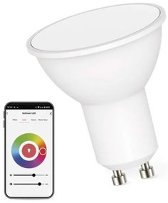 Έξυπνη Λάμπα GU10 4,5W Λευκό 3CCT Dimmable RGB GoSmart ZQW832R Emos-ZQW832R-Λευκό ZQW832R