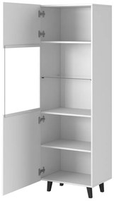 PAFOS Standing cabinet white/white DIOMMI CAMA-PAFOS-WITRYNA-BI/BI