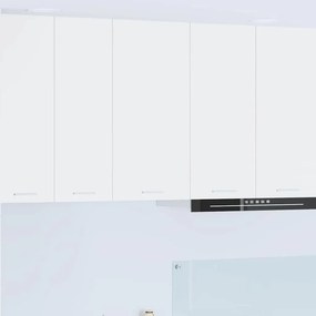 vidaXL Κρεμαστό ντουλάπι Λευκό 40 x 31 x 80 εκ. Επεξεργασμένο ξύλο