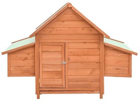 vidaXL Κοτέτσι 150 x 96 x 110 εκ. από Μασίφ Ξύλο Ελάτης