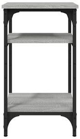 vidaXL Βοηθητικό Τραπέζι Γκρι Sonoma 35x30x60 εκ. Επεξεργασμένο Ξύλο