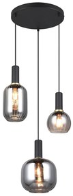 Φωτιστικό Κρεμαστό Trio Lighting DIVA 319830332 Μαύρο Ματ (Black Mat)