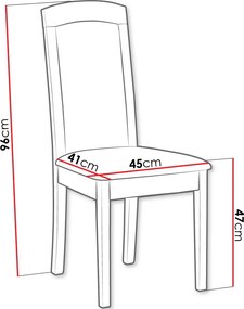 Καρέκλα Roma 8-sonoma - anthraki - 45.00Χ41.00Χ96.00cm