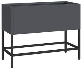 vidaXL Υψωμένος Κήπος 60x26x45 εκ. Ανθρακί Μεταλλικός