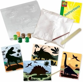 Σετ Ζωγραφικής SES Creative 2 in 1 Dinosaurs