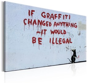 Πίνακας - If Graffiti Changed Anything by Banksy 90x60