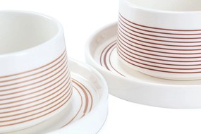 Σετ 2 Φλιτζάνια Lineo-Kokkino