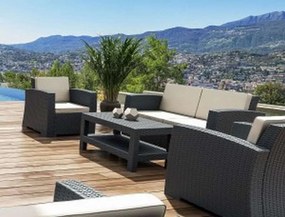 Καναπές Monaco 2Θέσιος Dark Grey