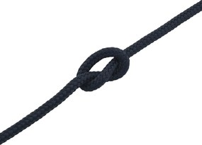 vidaXL Σχοινί Boat 10 mm 15 m Βασιλικό Μπλε Πολυεστέρας