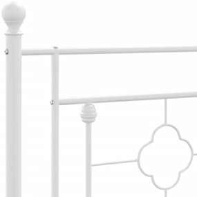 vidaXL Ανταλλακτικό κεφαλάρι Λευκό 75 εκ. Μεταλλικό