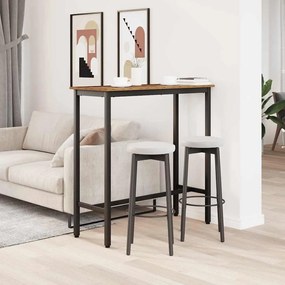 vidaXL τραπέζι Παλιό ξύλο 100 x 40 x 100,5 εκ