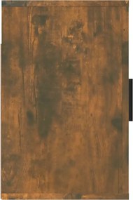 vidaXL Κομοδίνο Επιτοίχιο Καπνιστή Δρυς 50x30x47 εκ.