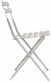 vidaXL Πτυσσόμενη Καρέκλα Κήπου 2 pcs Μπεζ 42 x 46 x 82εκ Ατσάλι