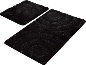 Acrylic Bathmat Set (2 Pieces) Wave - Black Black
Anthracite