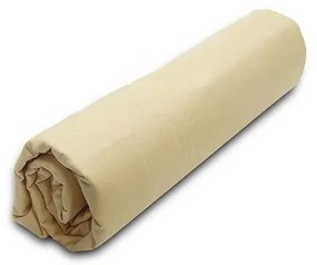Κατωσέντονο Menta με λάστιχο 3 Light Beige Διπλό (160x200+40)