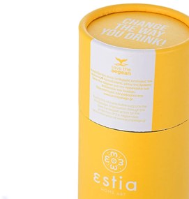 Ποτήρι Θερμός Travel Cup Save The Aegean Pineapple Yellow 500ml - Estia