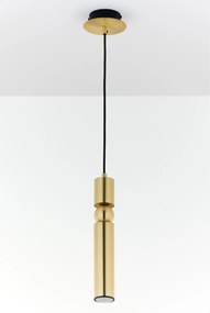 Κρεμαστό Φωτιστικό Alas Φ12cm Χρυσό