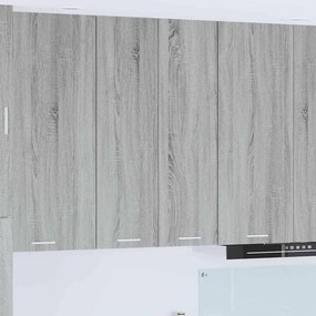 vidaXL Κρεμαστό ντουλάπι Γκρίζο Σονομα 60 x 31 x 100 εκ.