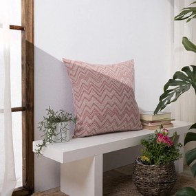 Μαξιλαροθήκη Διακοσμητική Piacenza 06 Pink Teoran 50X50 Cotton-Polyester