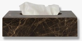 Μαρμάρινη Θήκη Για Χαρτομάντηλα Marble - Καφέ W14 x L25,5 x H6,5 cm METTE DITMER
