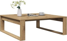 vidaXL Τραπεζάκι Σαλονιού Artisan Δρυς 100x100x35 εκ. Επεξ. Ξύλο