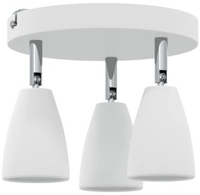 vidaXL Φωτιστικό Οροφής  3 Way Adjustable White GU10