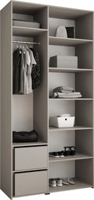 Ντουλάπα Como IV-Cashmere - Χρυσό-Μήκος: 120εκ