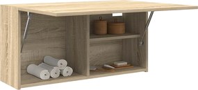 vidaXL Ντουλάπι τοίχου μπάνιου Sonoma Oak 80x25x40 cm